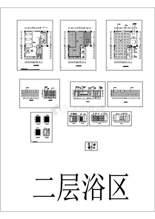 某洗浴房詳細(xì)設(shè)計(jì)裝修施工圖