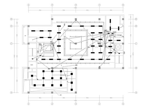 北京市某公司研發(fā)廠房裝修工程電氣施工圖-照明平面布置圖